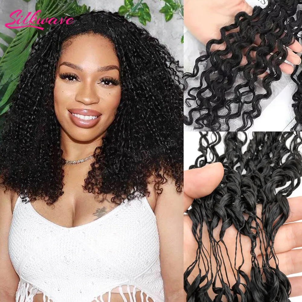 

Наращивание волос 12A: кудрявые пряди из натуральных волос, без узлов, предварительно разделенные, вьетнамские, глубокая волна, 100% натуральные волосы для плетения крючком