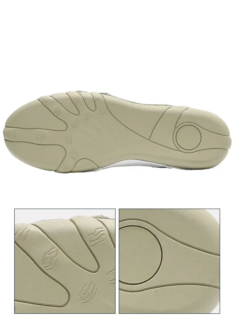 Retro-Herrenstiefel, einfach, vielseitig, wasserdicht, verschleißfest, Wanderschuhe mit weichen Sohlen, atmungsaktiv, bequem, flache Reisestiefel – Detail 4
