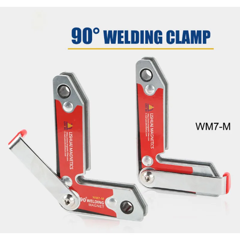 WM7-M 90 °   Support magnétique à angle droit robuste à double usage avec bras réglable pour la fabrication et le soudage des métaux