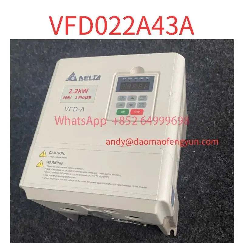 

Преобразователь частоты серии VFD-A б/у VFD022A43A 2.2KW380V Тест ОК