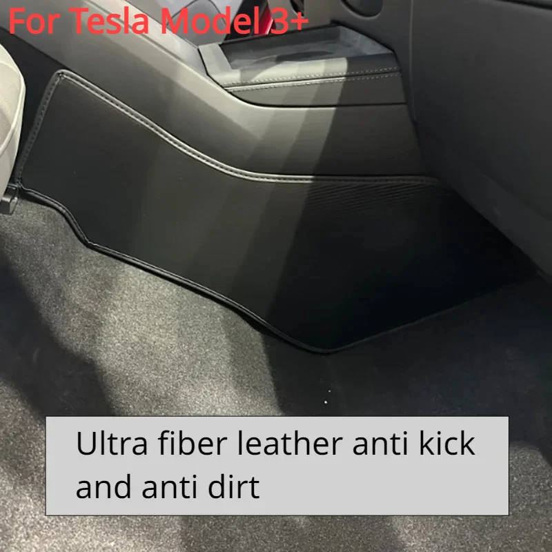 

Side Defense Kick Pad for Tesla Model 3 Highland 2024 Central Control Anti Rear Door Protective Cover Leather Mat Car Accessorie