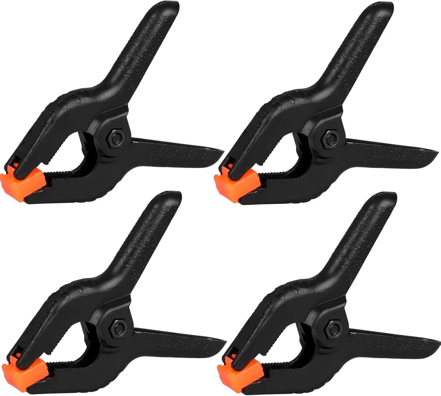 4/8/12 Pcs Heavy Duty Plastic Spring Clamps - 5.25 Inch Backdrop Clips for Crafts Woodworking & Photography