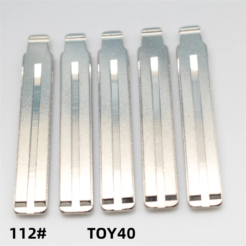 

FLYBETTTER OEM 50 шт. 112 # TOY40 оригинальный металлический пустой необрезанный лезвие дистанционного ключа для Hyundai IX45 Santafe