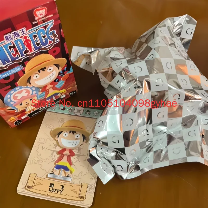 New Original One Piece Blind Box Classic Character Mystery Box Zorro Figurine Ornaments Cool Trendy Toys Kids Birthday Gifts