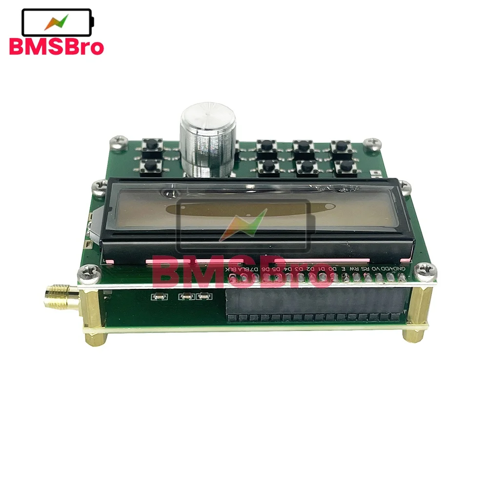 

ADF4351 RF Signal Generator 35MHz-4400MHz DC 4.5V-5.5V 1KHz-8KHz 50 ohm LCD Digital Frequency Signal Generator Onboard Keyboard