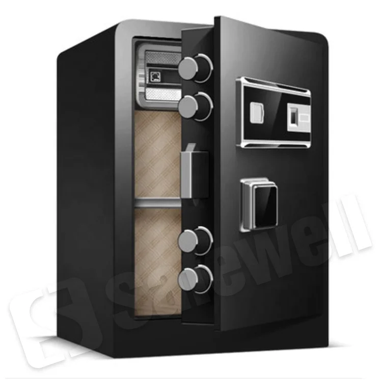 Safewell Fingerprint Security Fingerprint Electronic Digital Money Luxury Safes For Home