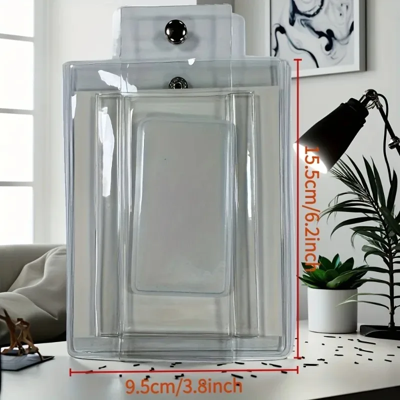 1000 Jewelry Watch Storage Bags Transparent Plastic PVC Snap Packaging Bag Portable Anti-Dust Oxidation Watch Gift Storage Pouch