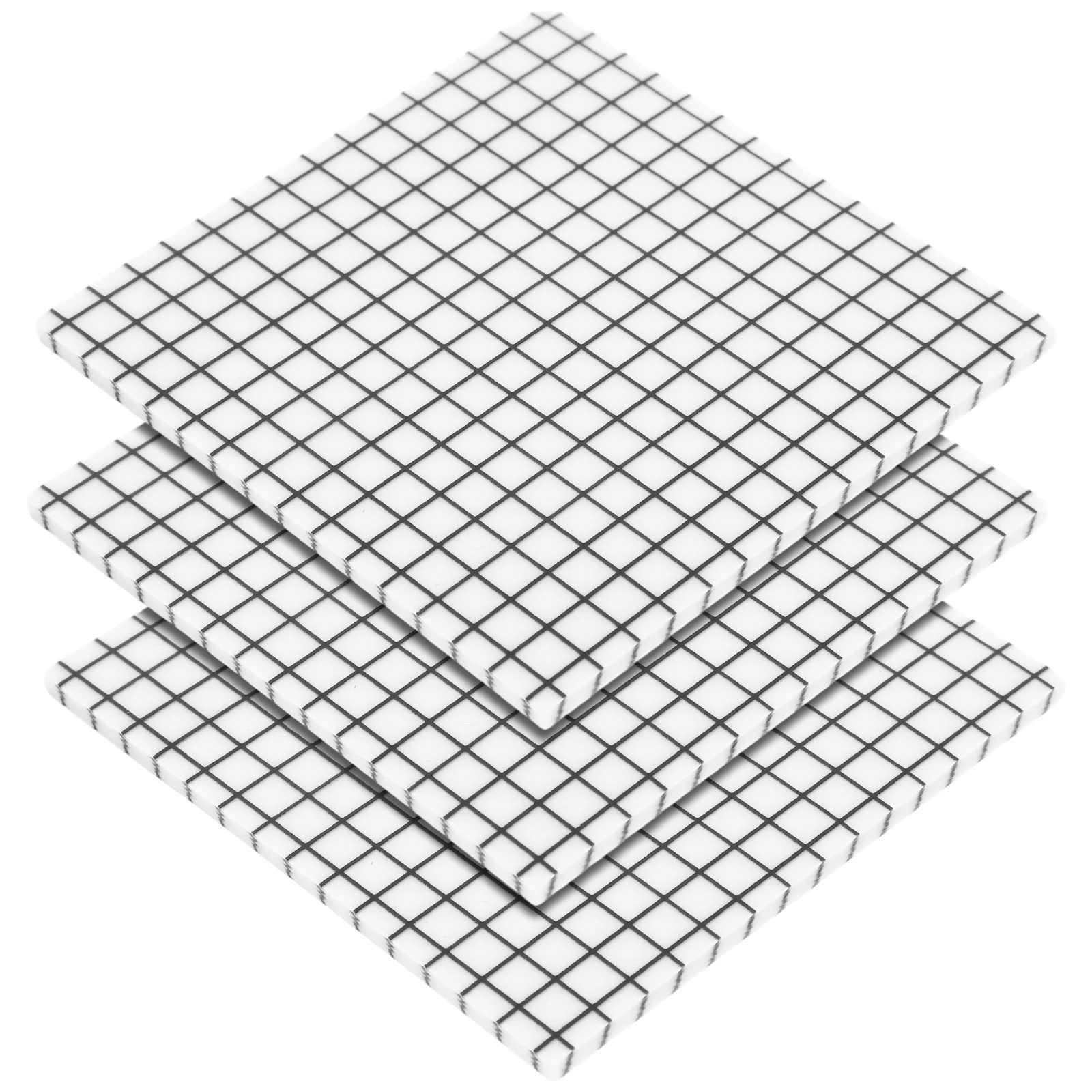 3 Books Memo Sticky Notes Waterproof Labels Notepad for Students Transparent Tabs Lined Grid