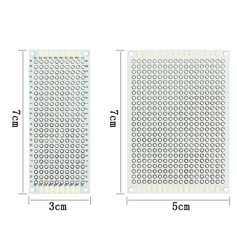 5PCS/LOT 3X7 5X7cm Double Sided Copper Protoboard PCB BOARD KIT Perforated Circuit Board Electronics Soldering Board