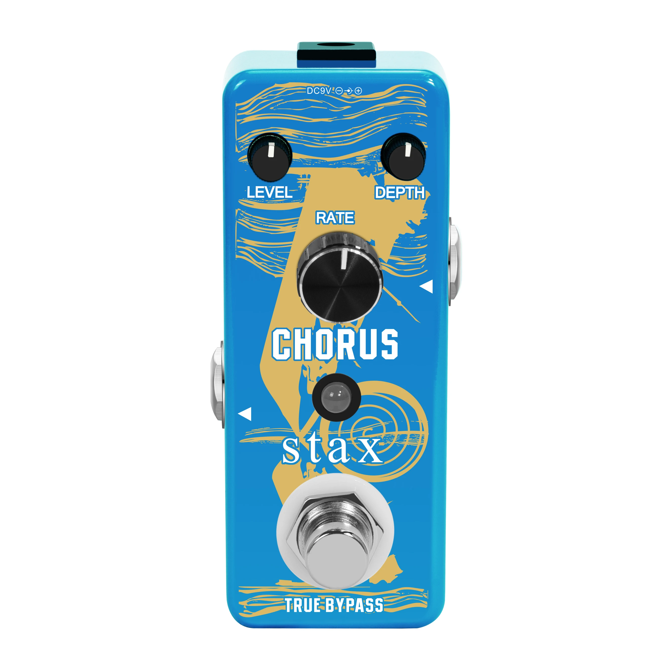 Amuzik-Rowin Clefly VSN Stax Guitar Chorus Effect Pedal, Analog Chorus BBD Circuit Pedal, Uses the Rare MN3007 Chip