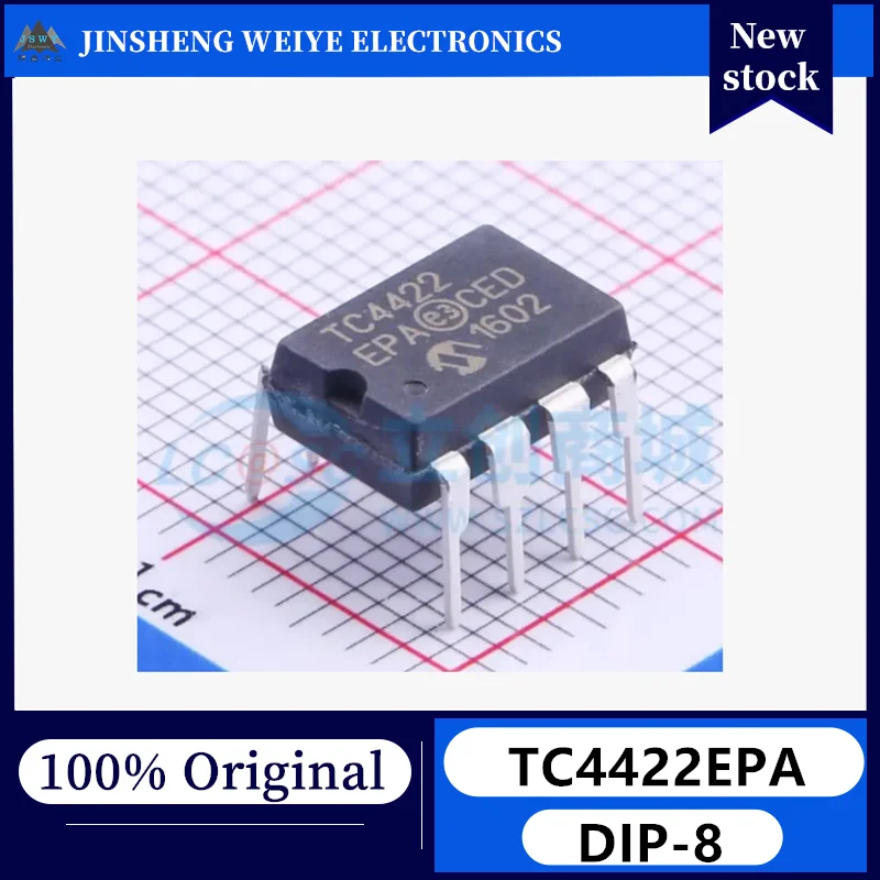 (5/50 Pieces) TC4422EPA PDIP-8 Gate Driver Chip, Brand New Original, In Stock, Electronic IC