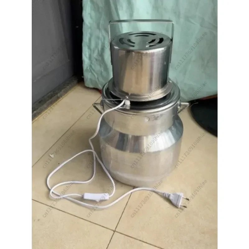 Household Electric Milk Cream Separator Stainless Steel Ghee Making Skimming Machine