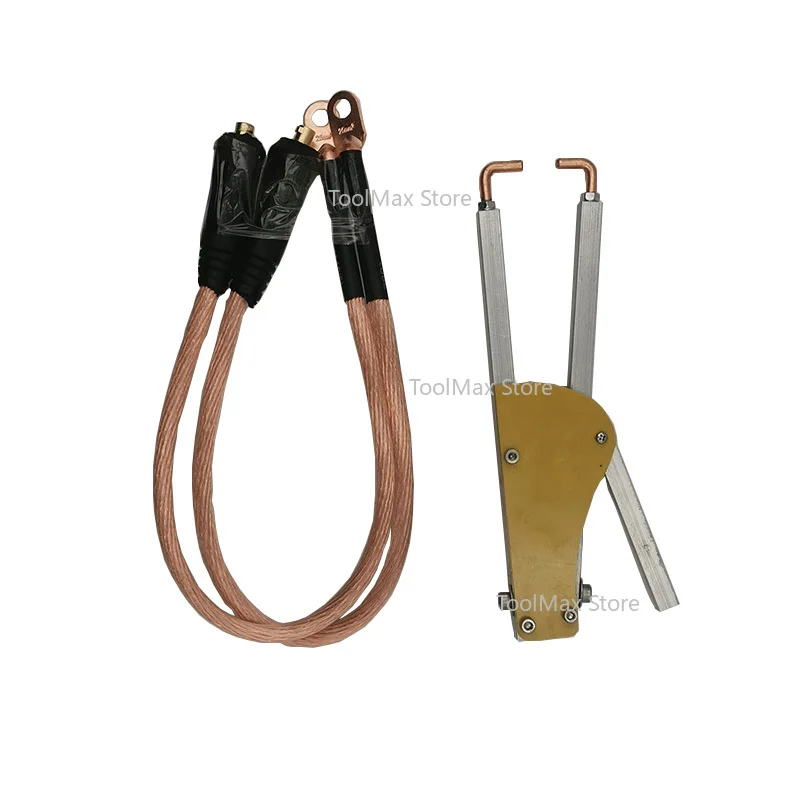 Alicates de soldadura por puntos, pluma soldadora por puntos con gatillo automático para máquina de soldadura por puntos de batería 18650 con terminales de Cable de cobre, ajuste rápido