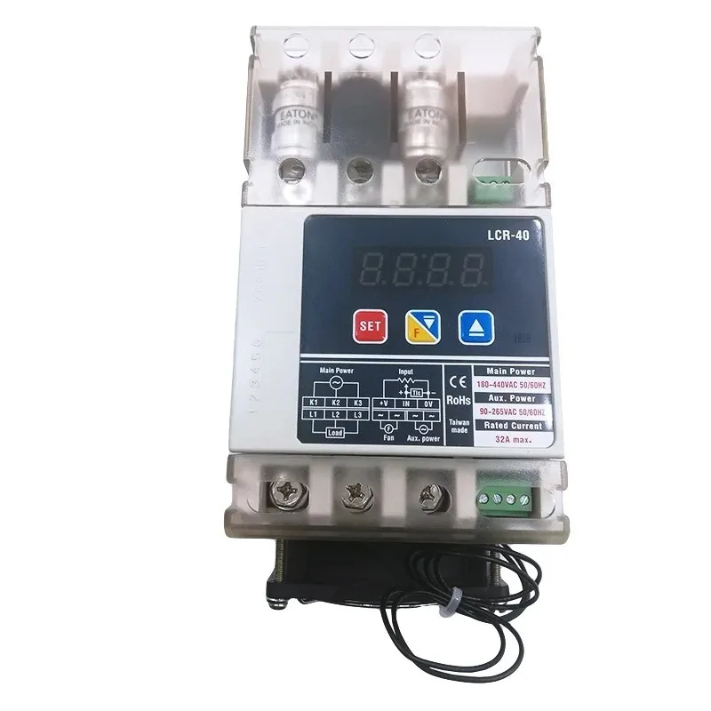 -40 Solid State Relays Three-Phase Power Regulator with Enhanced Heat Sink High Surge Voltage Sustenance