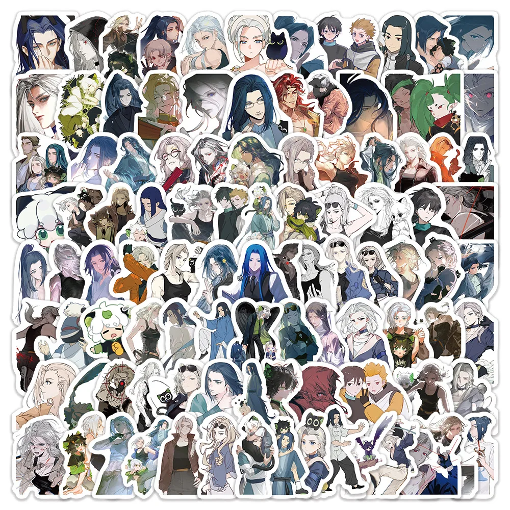 50/100PCS The Legend of Hei Anime Cartoon Sticker DIY Phone Laptop Luggage Skateboard Graffiti Decals Fun for Kid