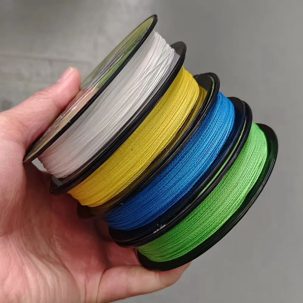 4 Strands Fishing Line 100M Braided PE Fishing Strong Fish Line Multifilament Durable Pesca Sport Fishing Line Tool