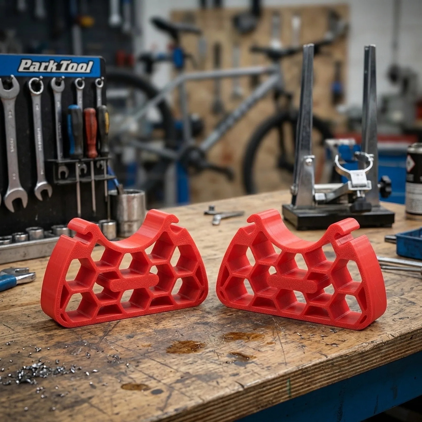 For Bike Maintenance 64g pair Handlebar Stand Clip-On Mount Adjustable Rubber Straps Anti-slip Rubber Pads Clip-on Design