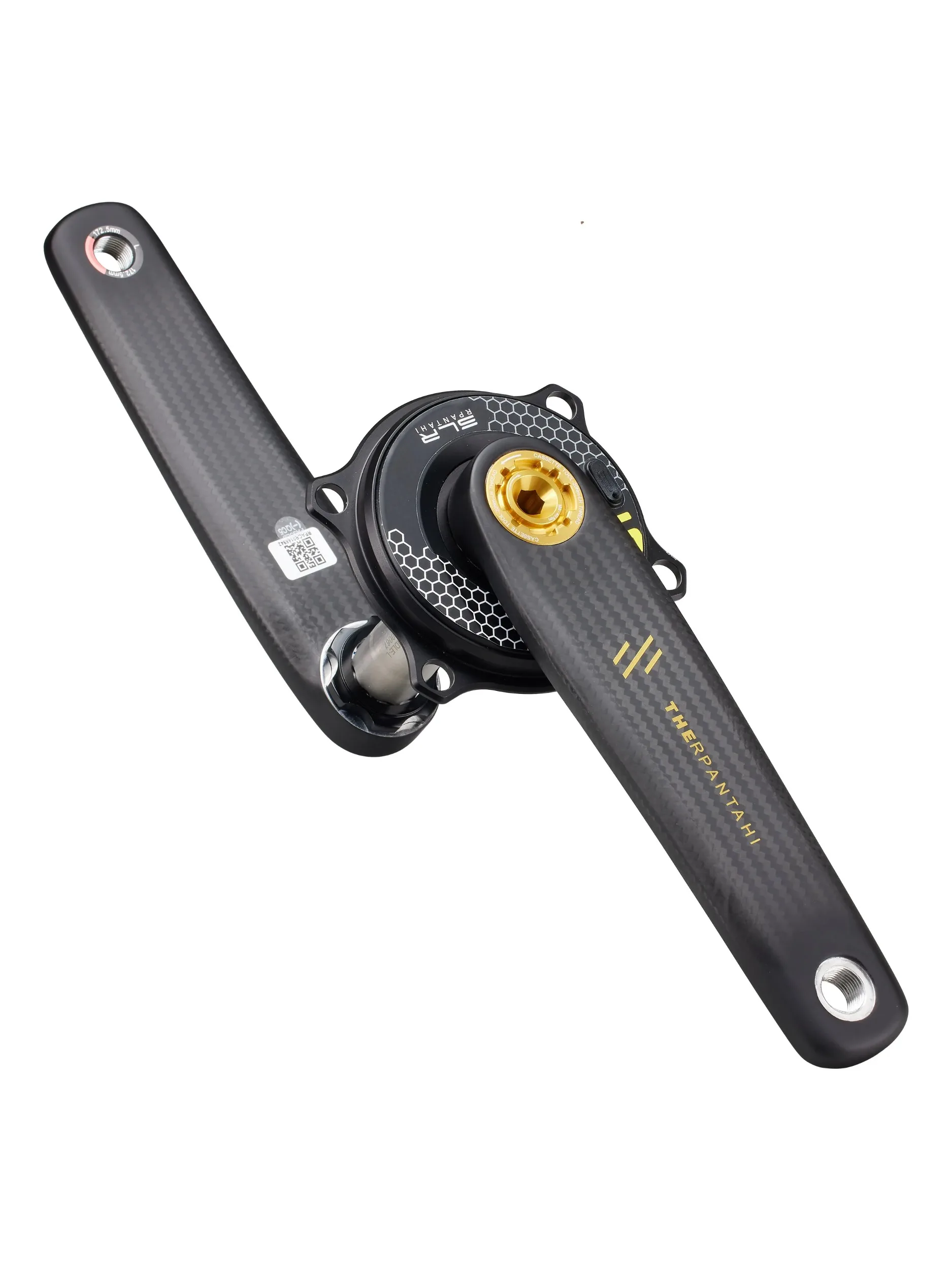 AliExpress ZTTO Full Carbon Road Bike Crankset With Power Meter 150-172.5mm Folding Bicycle 24mm Titanium Axle Easton 110BCD For Shimano Cranks