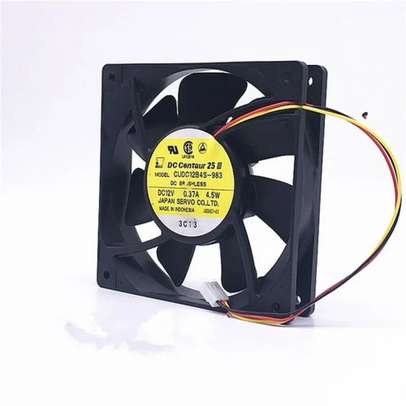 

L Корпуса с большим объемом воздуха Бесшумный охлаждающий вентилятор CUDC12B4S-983 120*120*25 мм 12 В 0,37 А