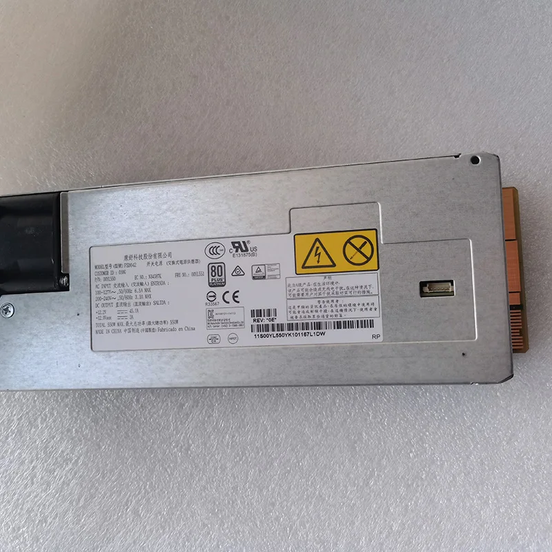 94Y8187 94Y8139 00YL551 For IBM X3550M5 X3650M5 Original Dedicated 550W Server Power Supply FSD042