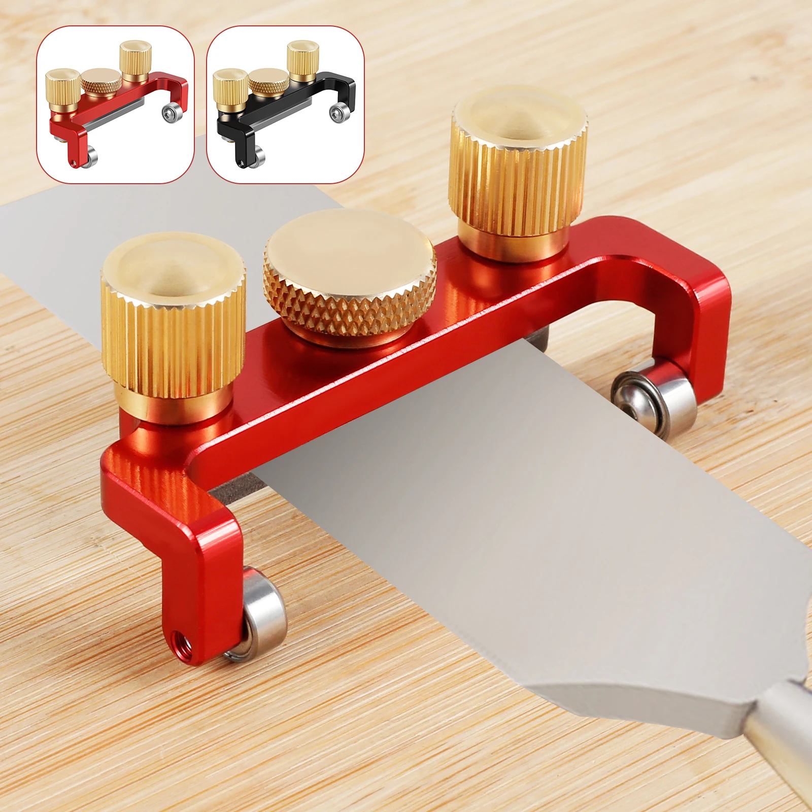 Ângulo ajustável Cinzel Sharpening Jig, liga de alumínio, Woodworking Sharpener Bracket, Ângulo Fixture Plane