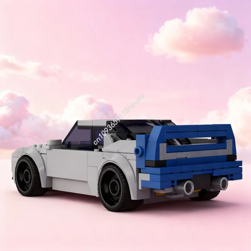 

269pcs MOC City Champions 1 Brian S Acura NSX Model Building Blocks Construction Toy Christmas Gifts Idea Education Brick