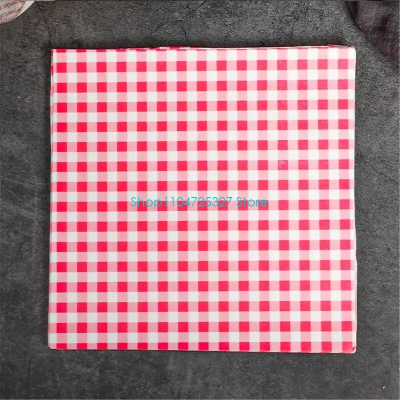 D8KF 600 Piece 7Inch Multicolored Wax Paper Sheet For Kitchen Baking And Craft Projects