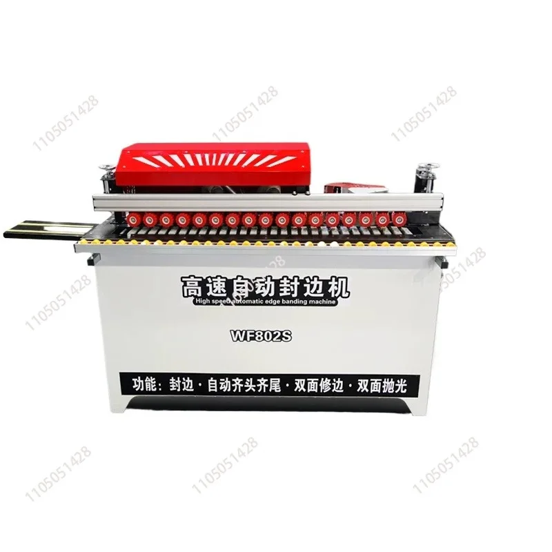 High Speed Woodworking Full Automatic 8 function MDF Board Wood Furniture PVC Edge Banding Machine