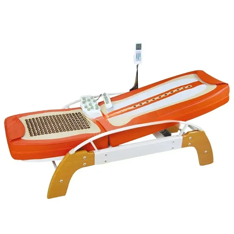 

Factory Luxury Electric Therapy Thermal Massage Bed Full Body Spine Care Tourmaline Heated Korea Jade Massage Tables & Beds HOT
