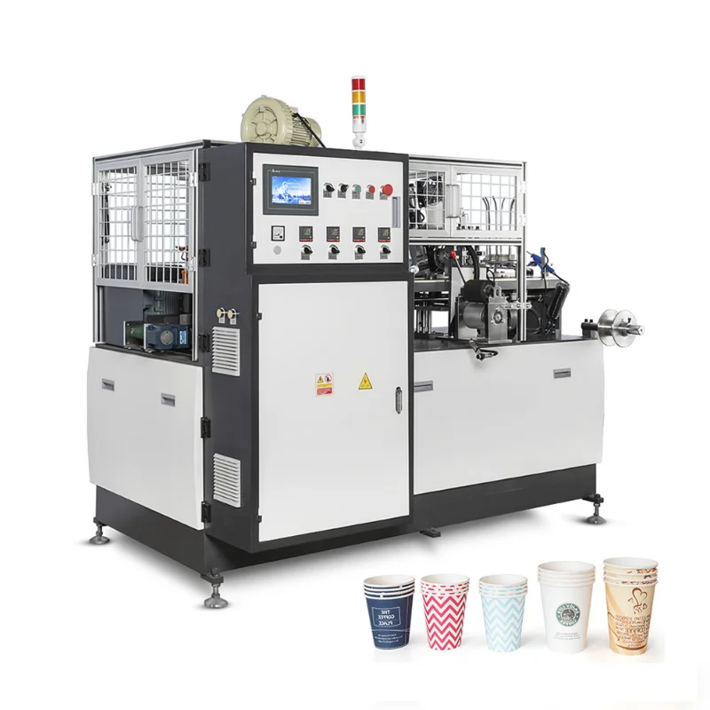 High Efficiency and Professional High Speed Akr Paper Cup Machine High Quality Paper Cup Machine with Ultrasonic Sealing