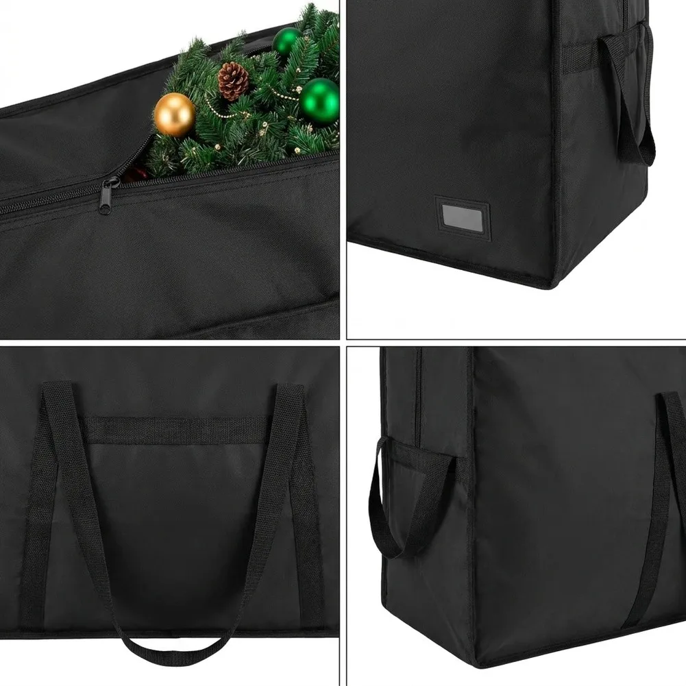 Christmas Tree Storage Solution with Robust Handles and Reliable Zipper to Protect Trees Up to 65 Inches Year After Year