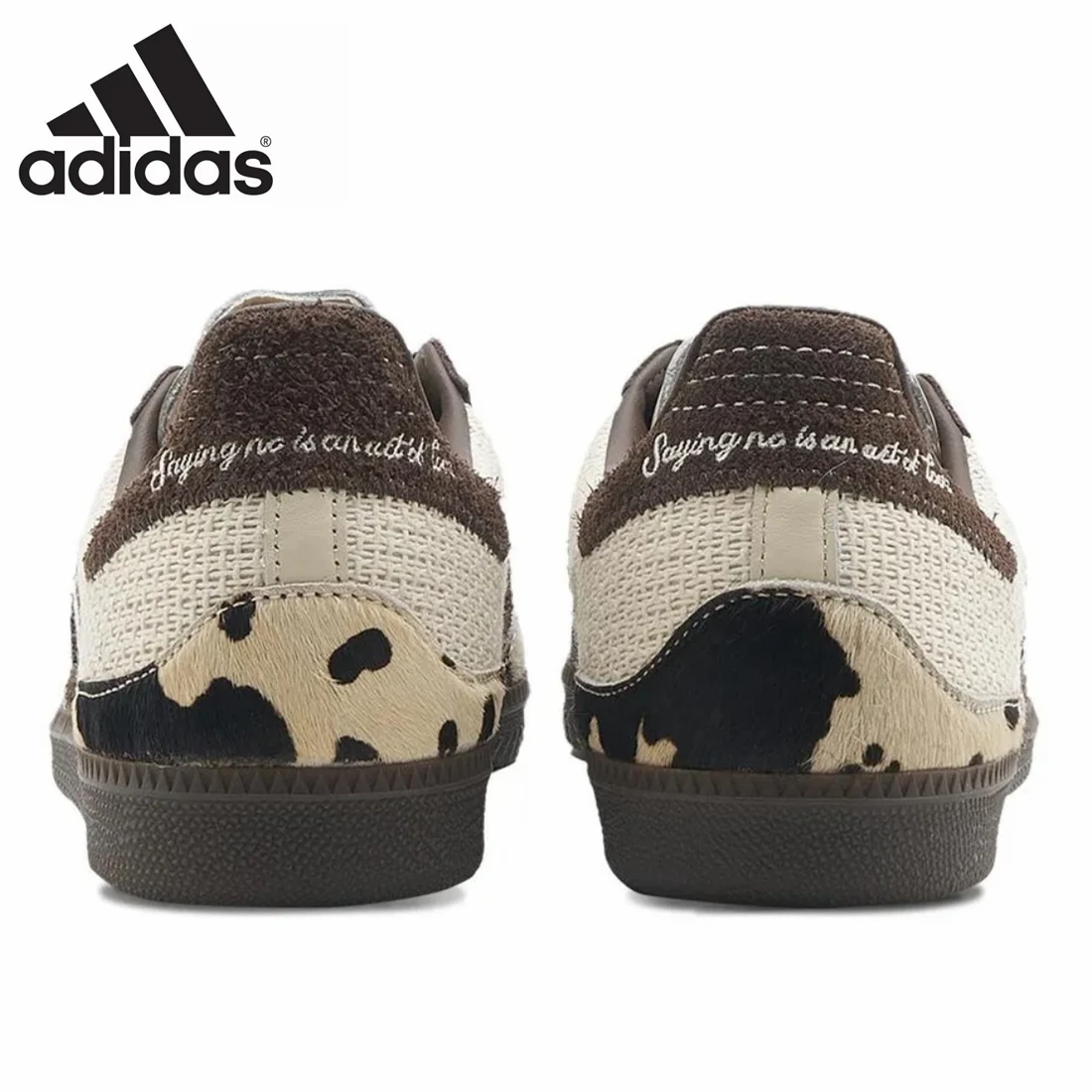 Adidas Samba OG notitle Cow Print German Training Shoes Retro Versatile Sports and Casual Board Shoes sneakers