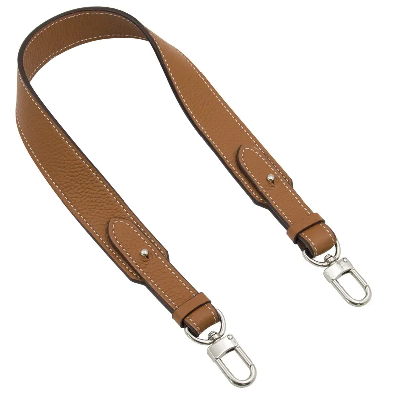 High Quality Genuine Leather Shoulder Bag Strap DIY Solid Color Cross Body Adjustable Bag Belt Replacement Strap Bag Accessories