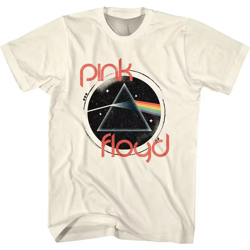 2026 Pink Floyd The Dark Side of the Moon Theme Print Y2K Street Style Summer Top Unisex Women And Men T-Shirt