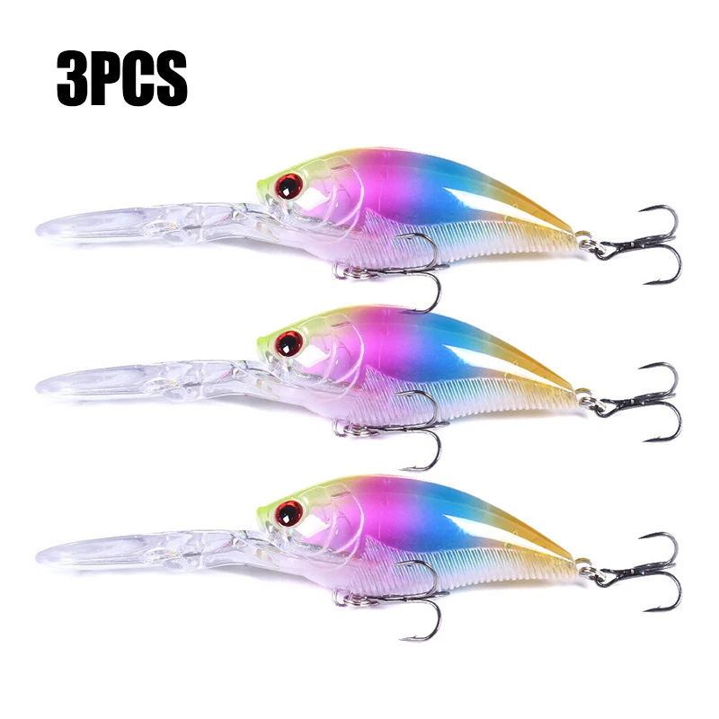 Hengjia 12,5cm 20,5g Crankbait Köder Angelköder Hecht Karpfen Angeln Künstlicher Hartköder Wobbler Crankbait Angelzubehör