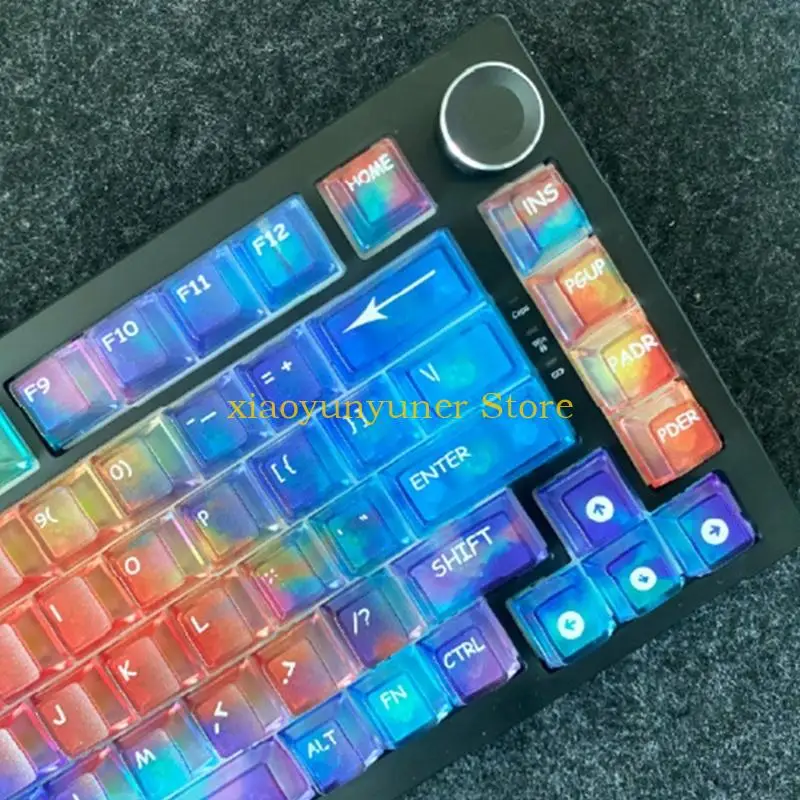 

P9JB Multi Color 119 PC Keycap Set OEM Profile Mechanical Keyboards Accessories Quick Swap Design For DIY Enthusiasts
