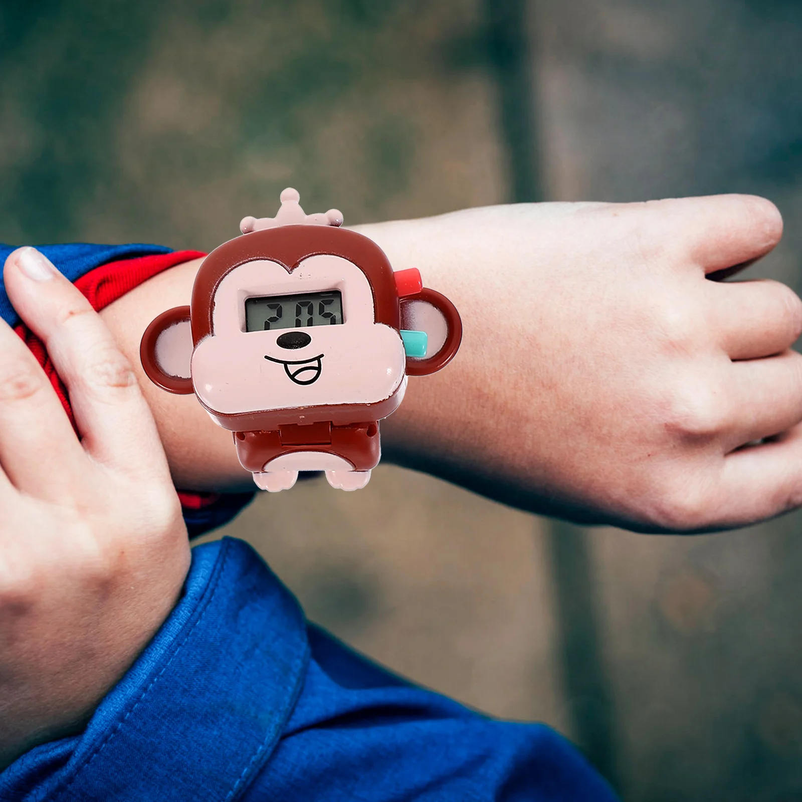 3 قطع ساعة إلكترونية بتصميم الحيوانات الأليفة، ساعة يد قابلة للتشوه هدية للطلاب، ساعة يد #5