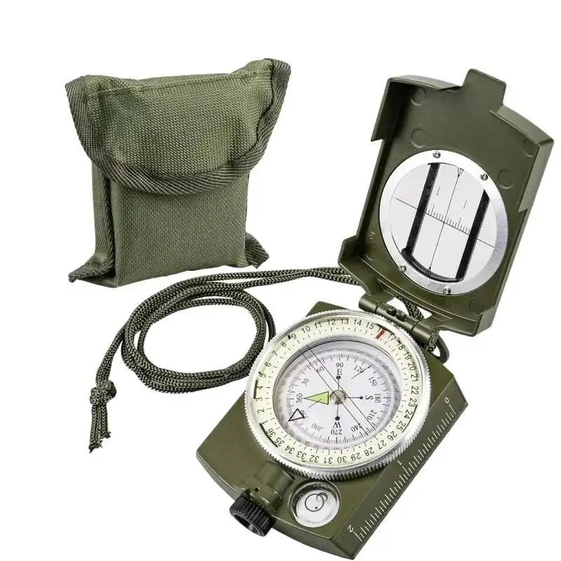 High Precision Metal Aiming Compass CAOX Waterproof Tactical Survival Compass Professional Outdoor Exploration Geology Navigatio