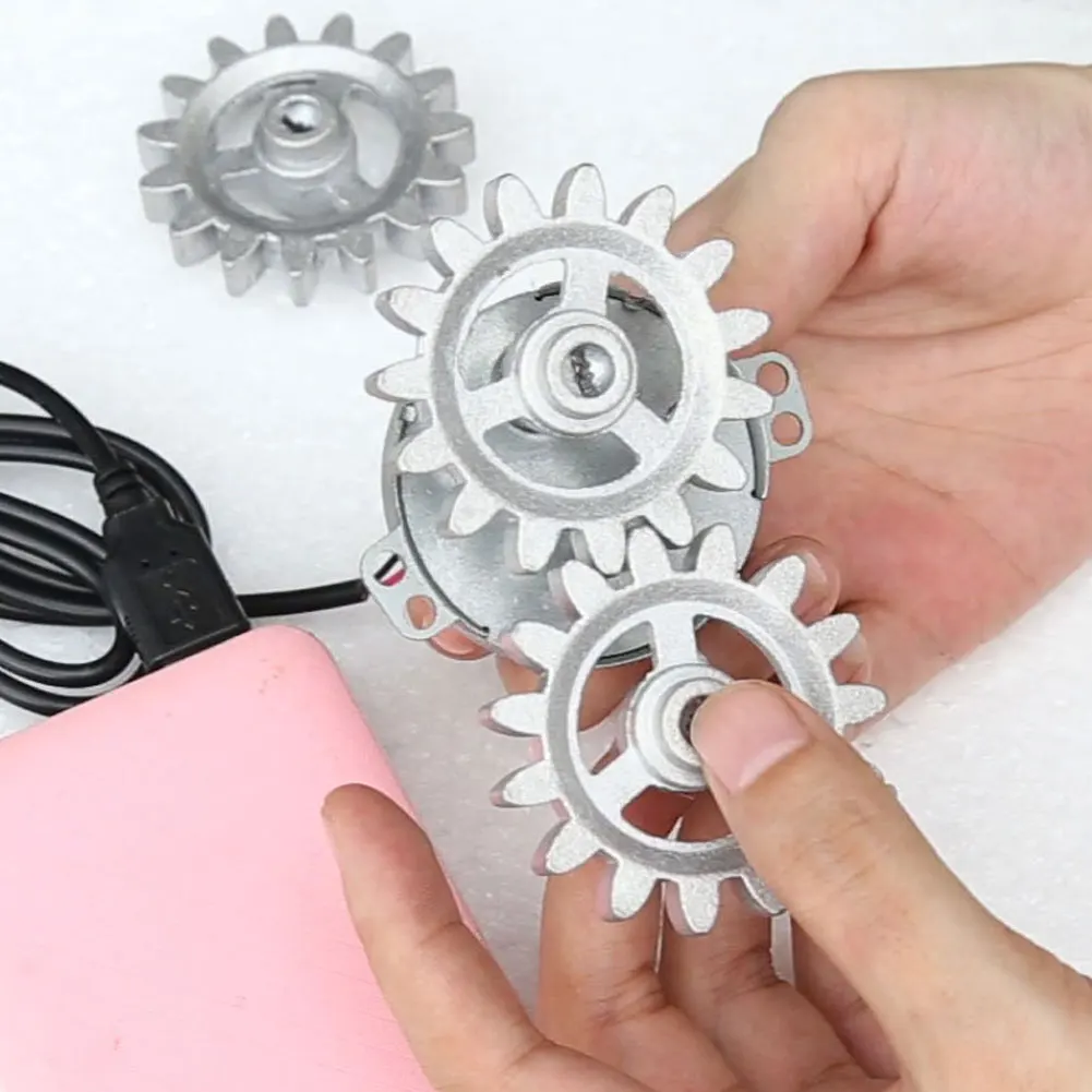 Engranaje de marco de bricolaje para barbacoa, herramienta giratoria automática, Motor eléctrico, todo tipo de agujas planas para hornear, 6 uds.