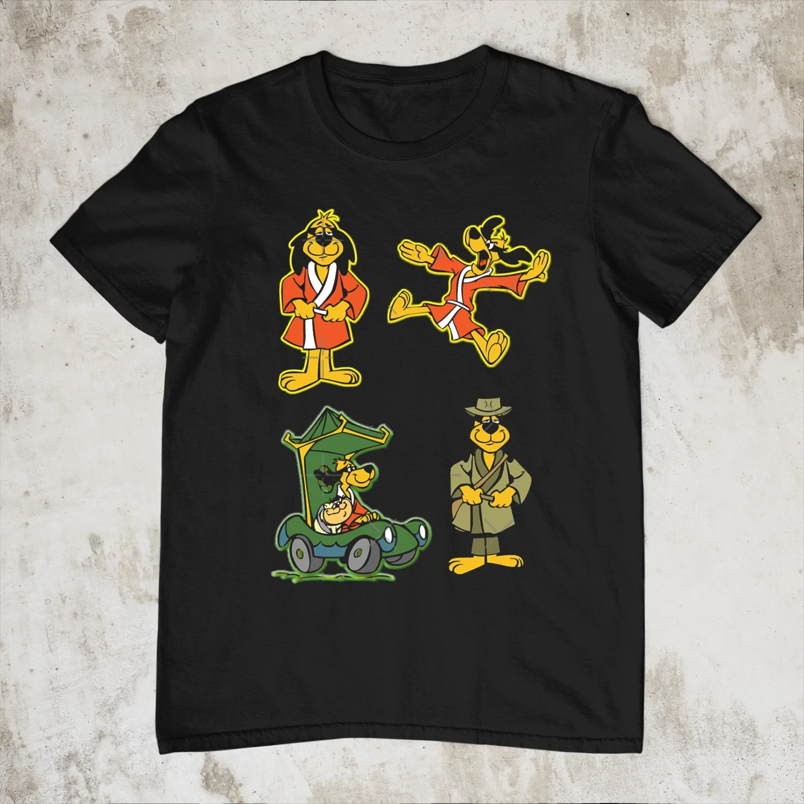 Camiseta divertida de Hong Kong Phooey, Unisex, para hombre, ropa de calle Harajuku