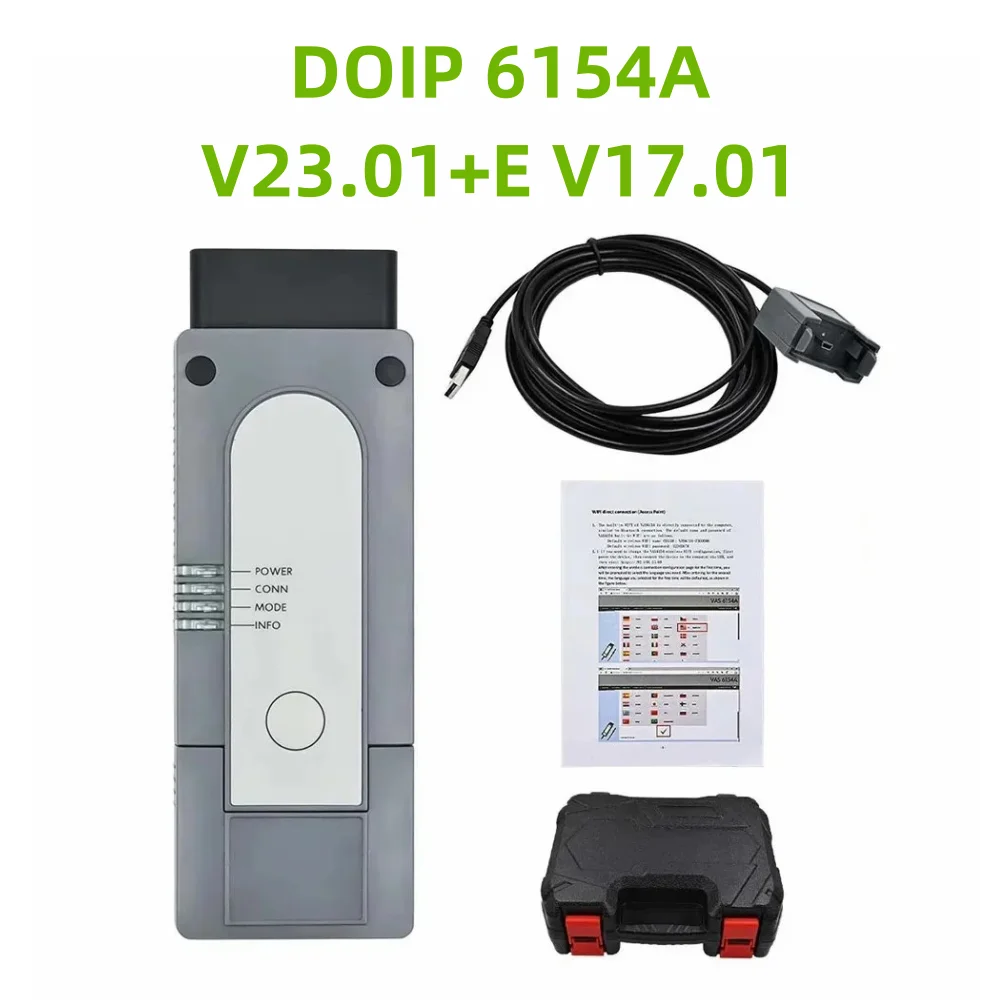 6154A V23.01 Engineer 17.01 Support CAN FD DoIP Better than VNCI 6154A 5054A Cover All Group Car Till 2024 OBD2 Diagnostic Tool