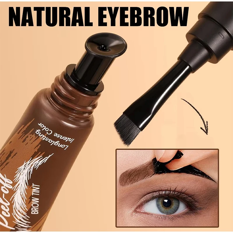 Crème de teinture pour sourcils, Gel de teinture pour sourcils, imperméable, longue durée, zéro dommage, tatouage, sourcils tridimensionnels