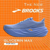 Original Brooks Glycerin Max Men’s & Women’s Road Running Shoes Shock-Absorbing Marathon Professional Casual Sneakers1104471D026