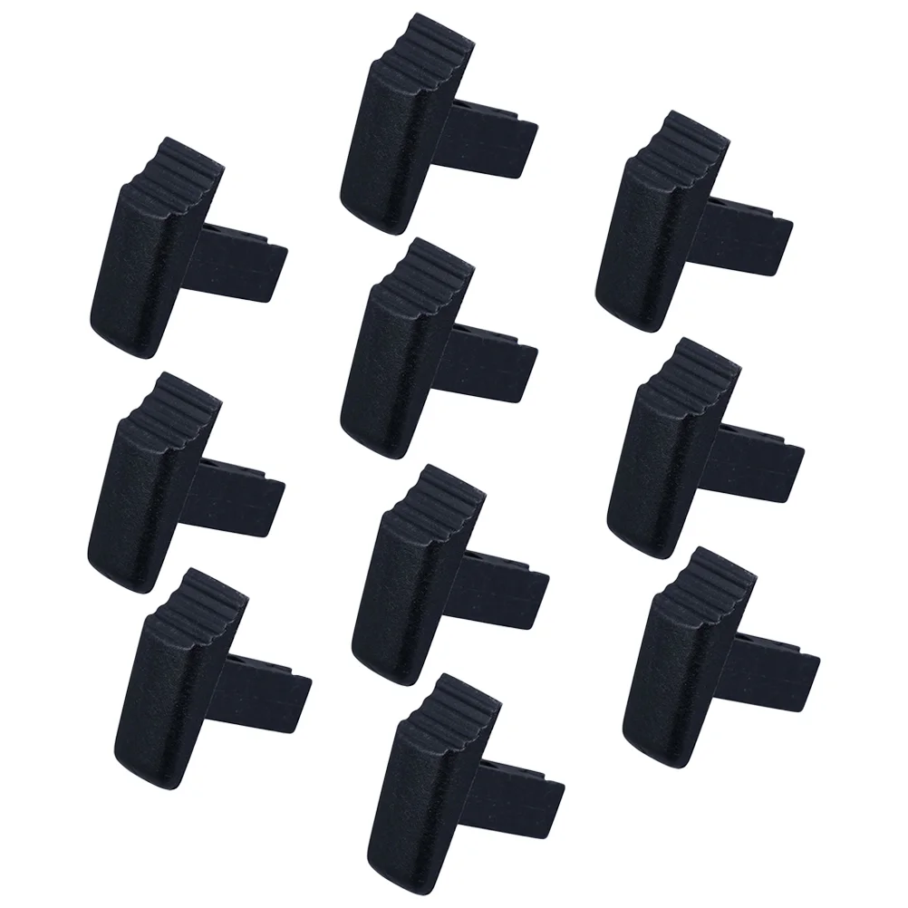 10 Pcs The Switch Ladder Accessory Elevator Telescopic Plastic Buttons Black Accessories