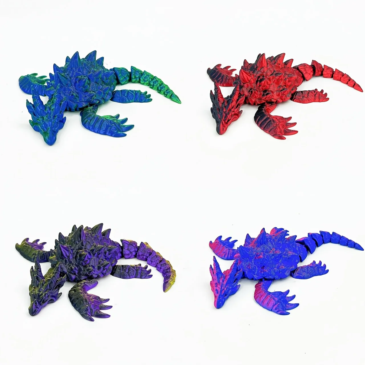 

3D printed Xuanwu Dragon Turtle ornament, available in multiple colors, creative room decoration, indoor desktop decoration