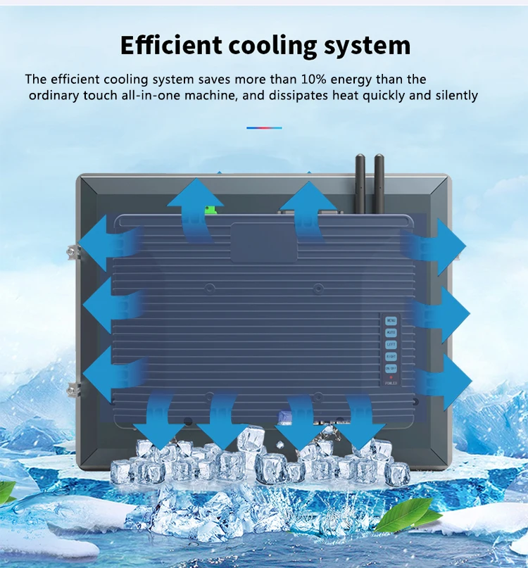 كمبيوتر لوحي صناعي HMI مقاوم للماء مقاس 21.5 بوصة IP65 مع مخزون RK3288/RK3568 2+32GB Android14/Linux/Debain مع متوفر