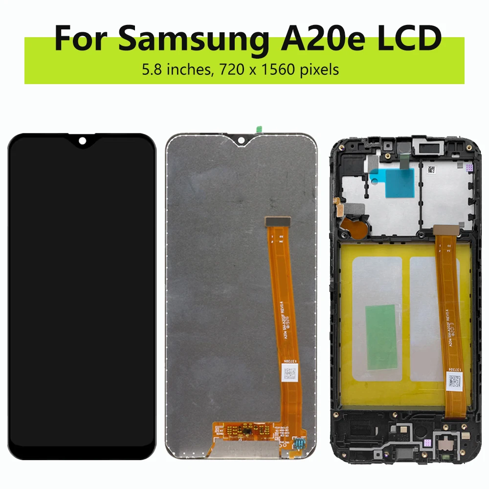 5.8\'\' Screen for Samsung Galaxy A20e SM-A202F SM-A202K LCD Display Touch Panel Screen Digitizer for Samsung A20e LCD