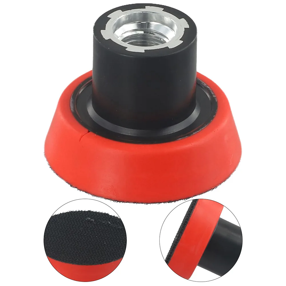 Soft Resilient Polishing Pad Holder Set with 5811 Thread Backing Plate for Sanding Polishing 3 Pieces 1 Inch 2 Inch 3 Inch