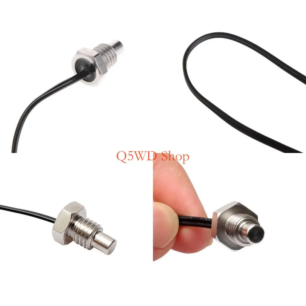 Q5WD 1/2/para 10K Sonda del temperatura impermeable Sonda del temperatura Acero inoxidable 3435 NTC Sonda