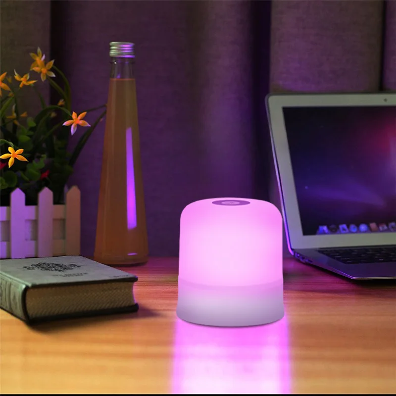 Touch LED Night Light USB Table Lamps Rechargeable Dimmable Bedside Light for Bedroom Decor Home Christmas Gift Child Night Lamp